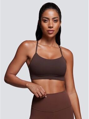 Brown Sports Bra